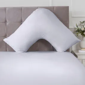 100% Cotton 180TC Grey V Shape Pillowcase