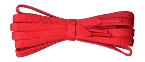 8 mm Flat Red Shoe Laces