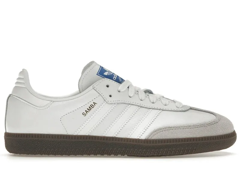 Adidas Samba Cloud White Blue Gum