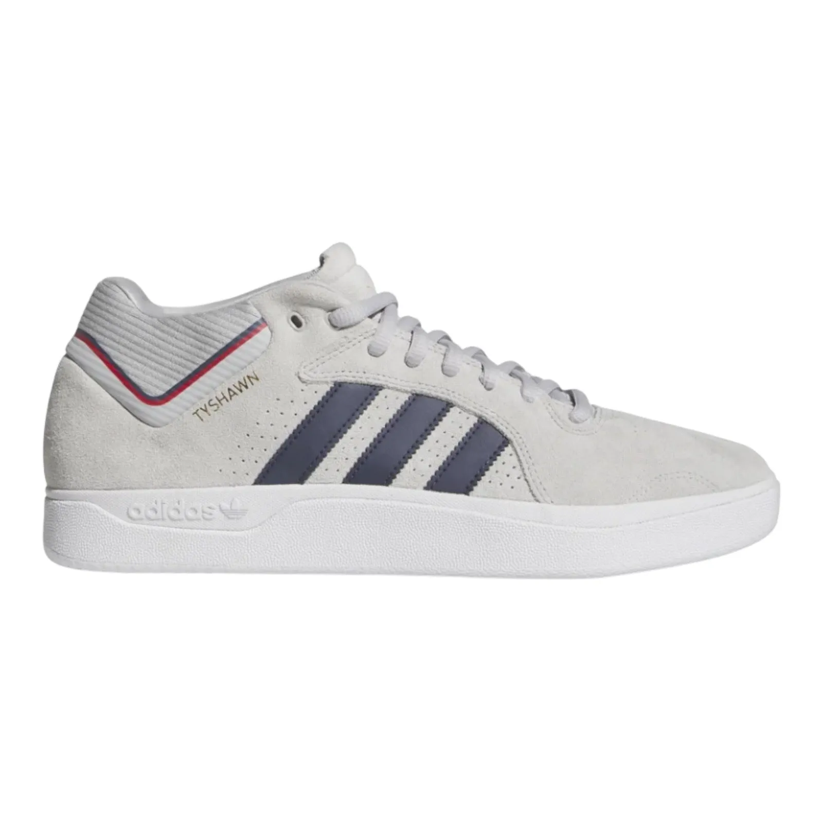 Adidas Tyshawn Skate Shoes Grey/Collegiate Navy/Gold