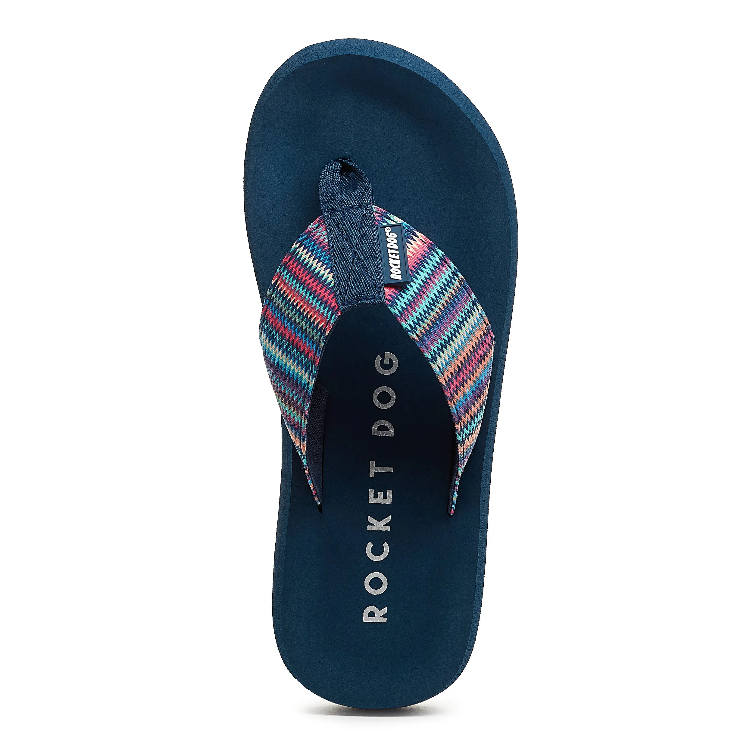 Adios Navy Stark Stripe Flip-Flops