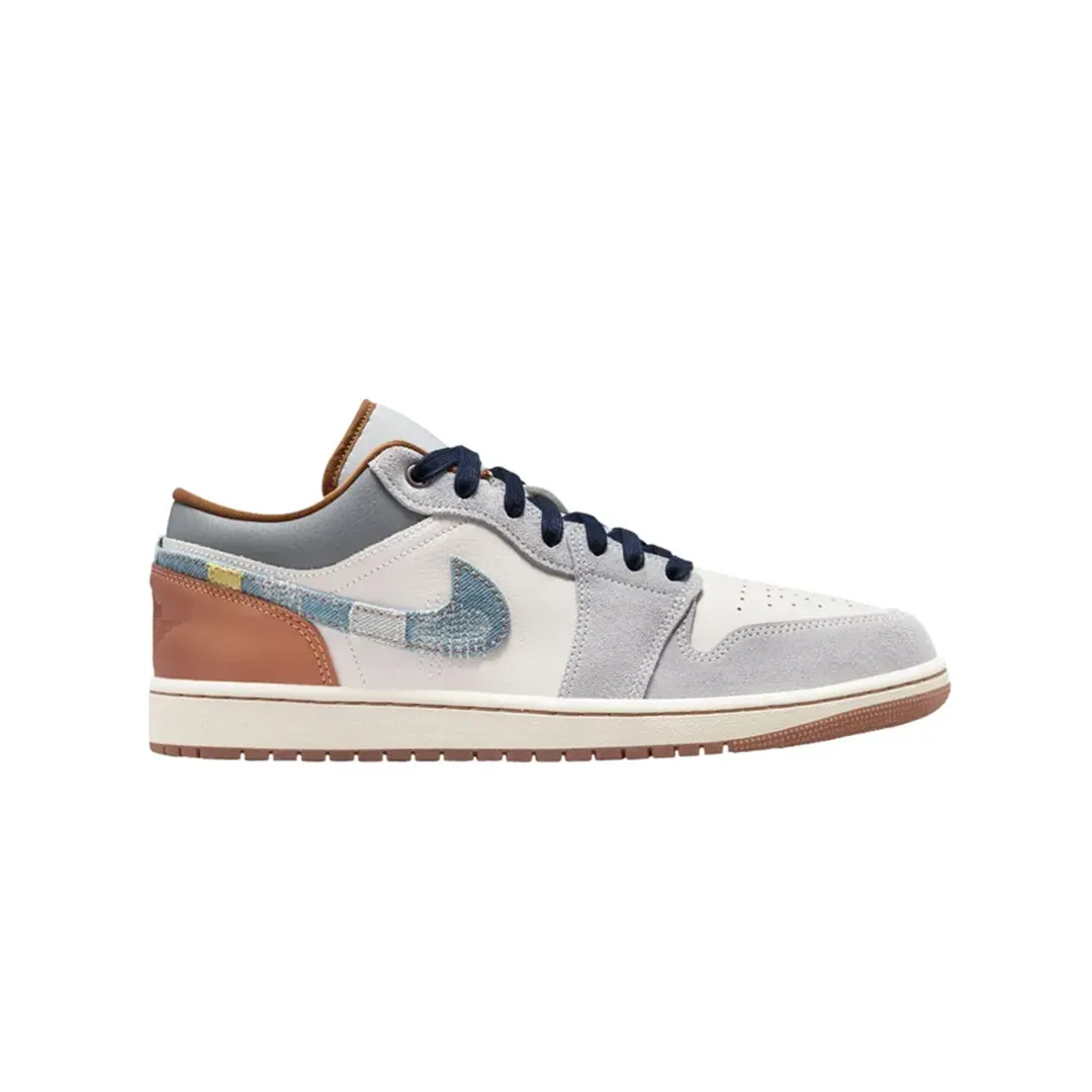 Air Jordan 1 Low SE 'Phantom Repaired Denim Swoosh' Sale