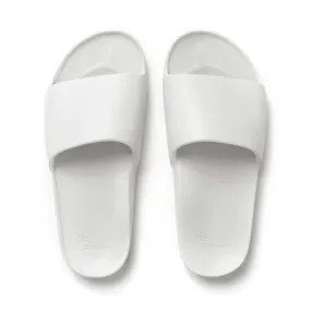 Archies Footwear - Arch Support Slides WHITE