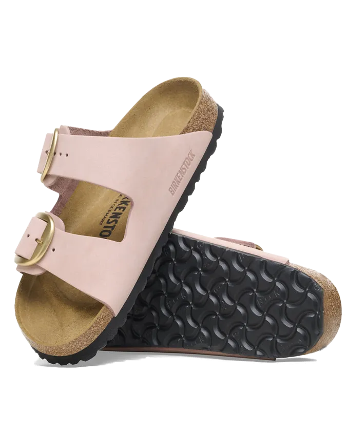 Arizona Big Buckle Sandals in Soft Pink