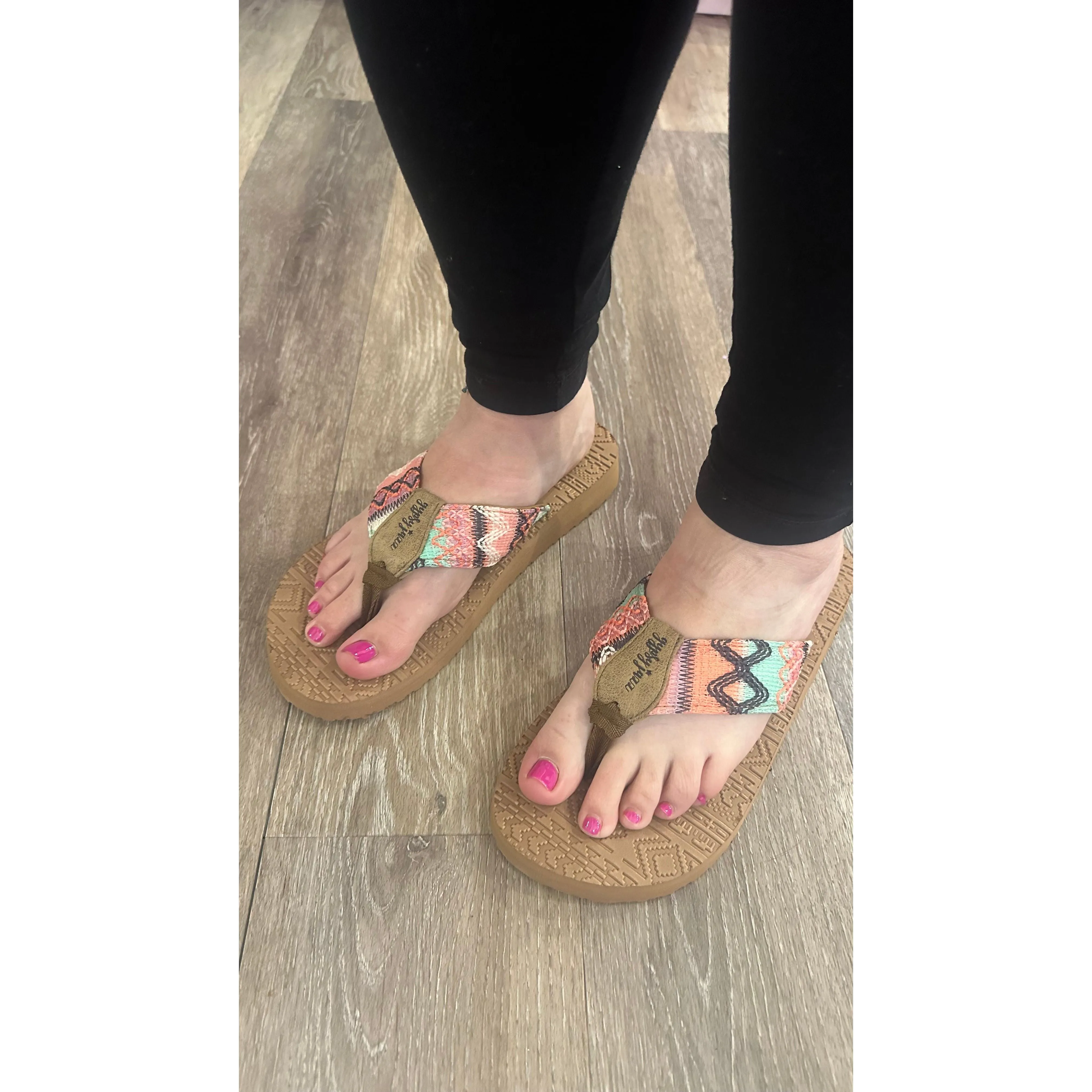 'Azteca' Light Pink   Gypsy Jazz Sandal