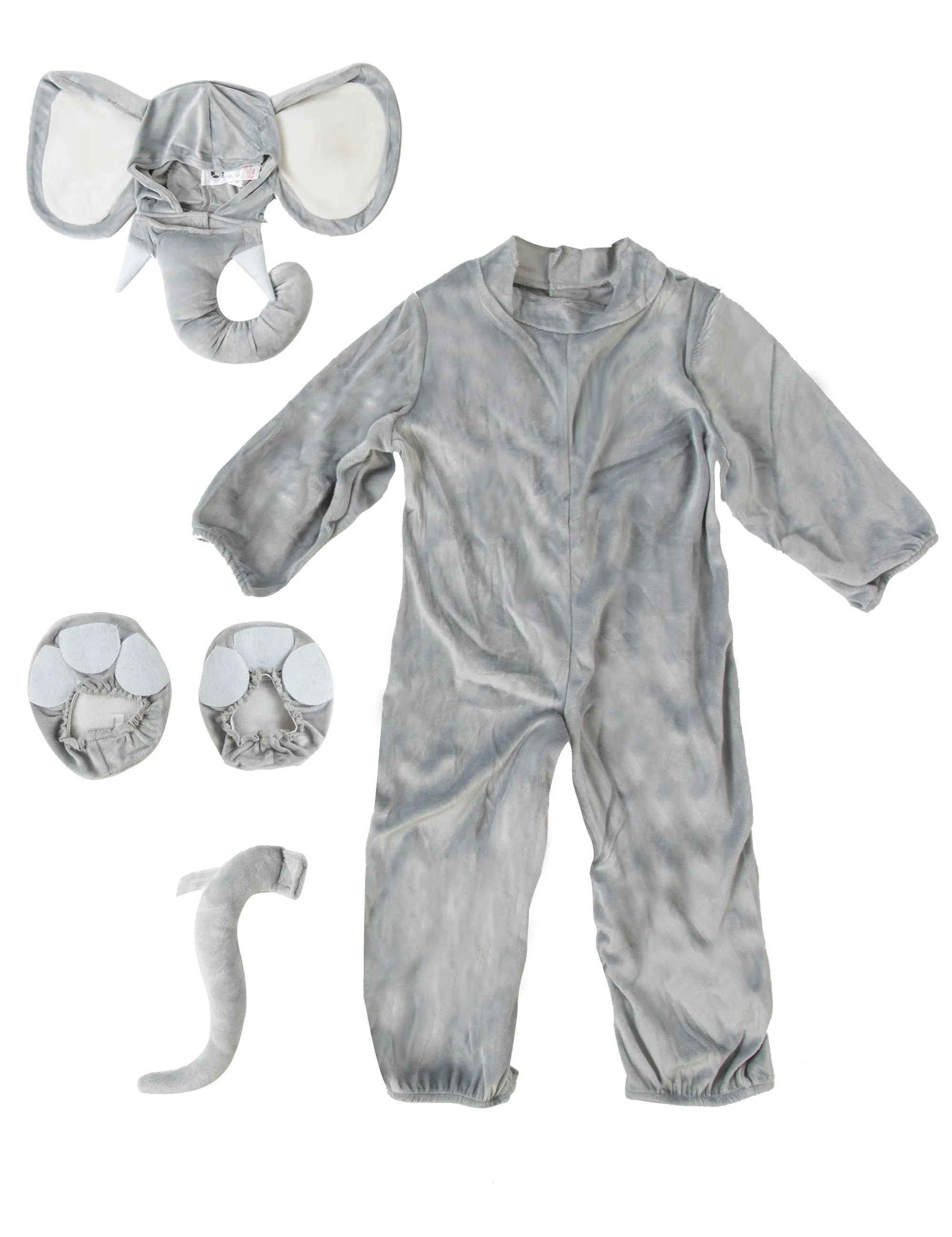 Baby Elephant Costume Animal Onesie Pajamas Cartoon Romper Boy Girl Outfit 6PCS