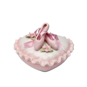 Ballerina Porcelain Trinket Box