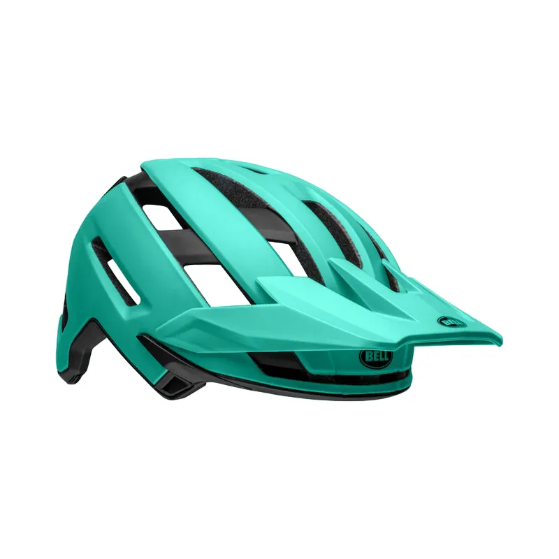 Bell Super Air Spherical MTB Helmet - Matt Turquoise-Black