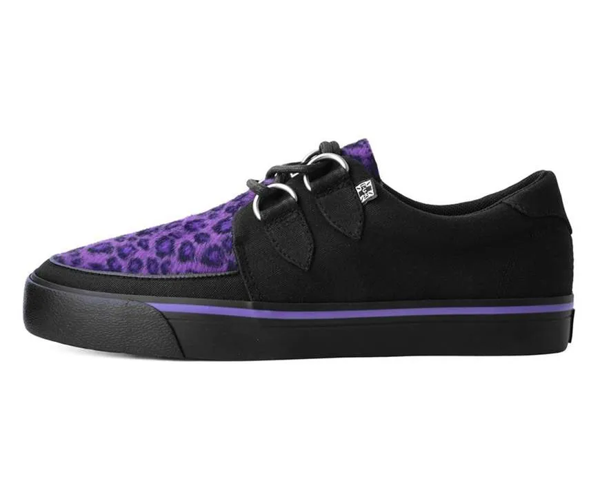 Black & Purple Leopard D-Ring VLK Sneaker