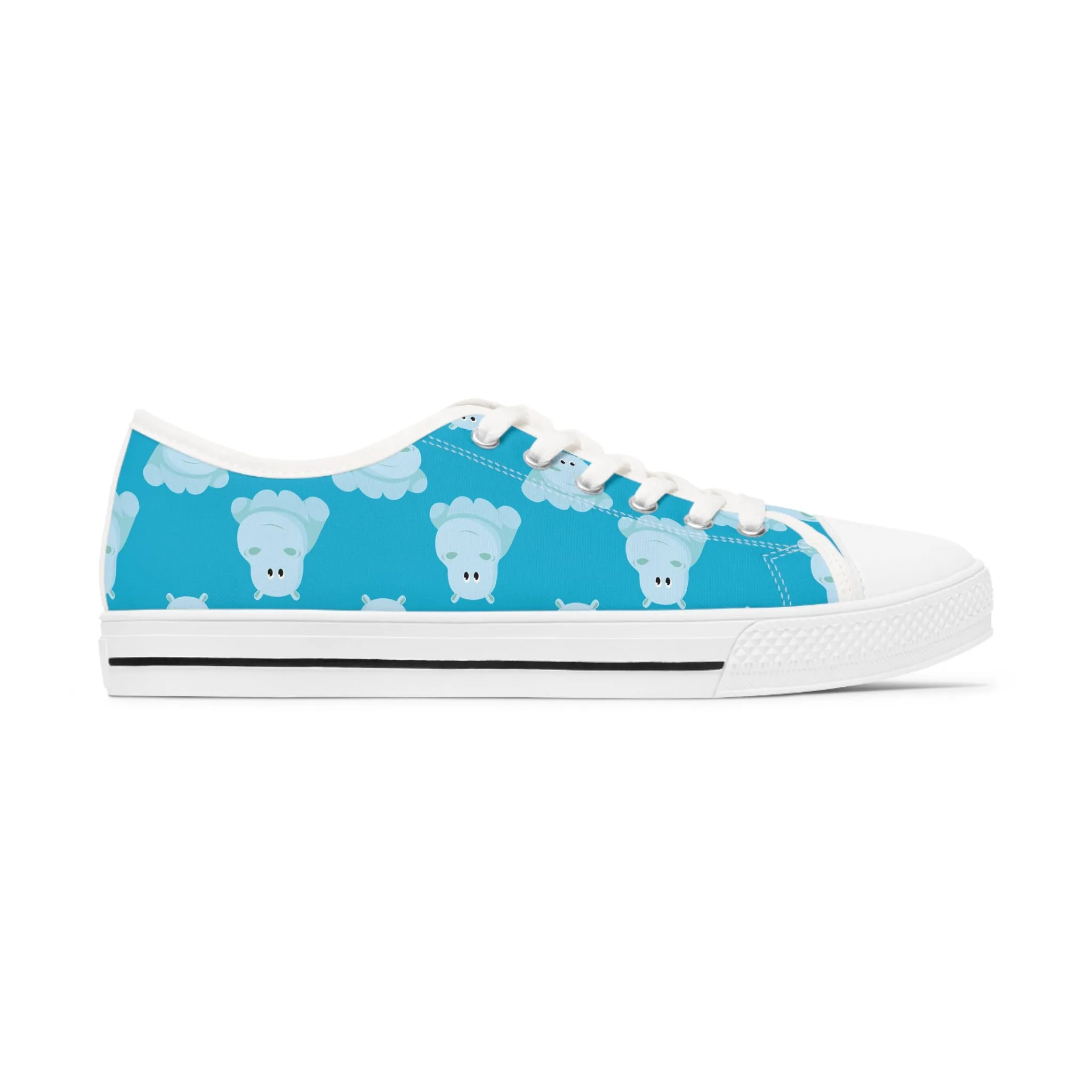 Blue Hippo Women's Low Top Sneakers