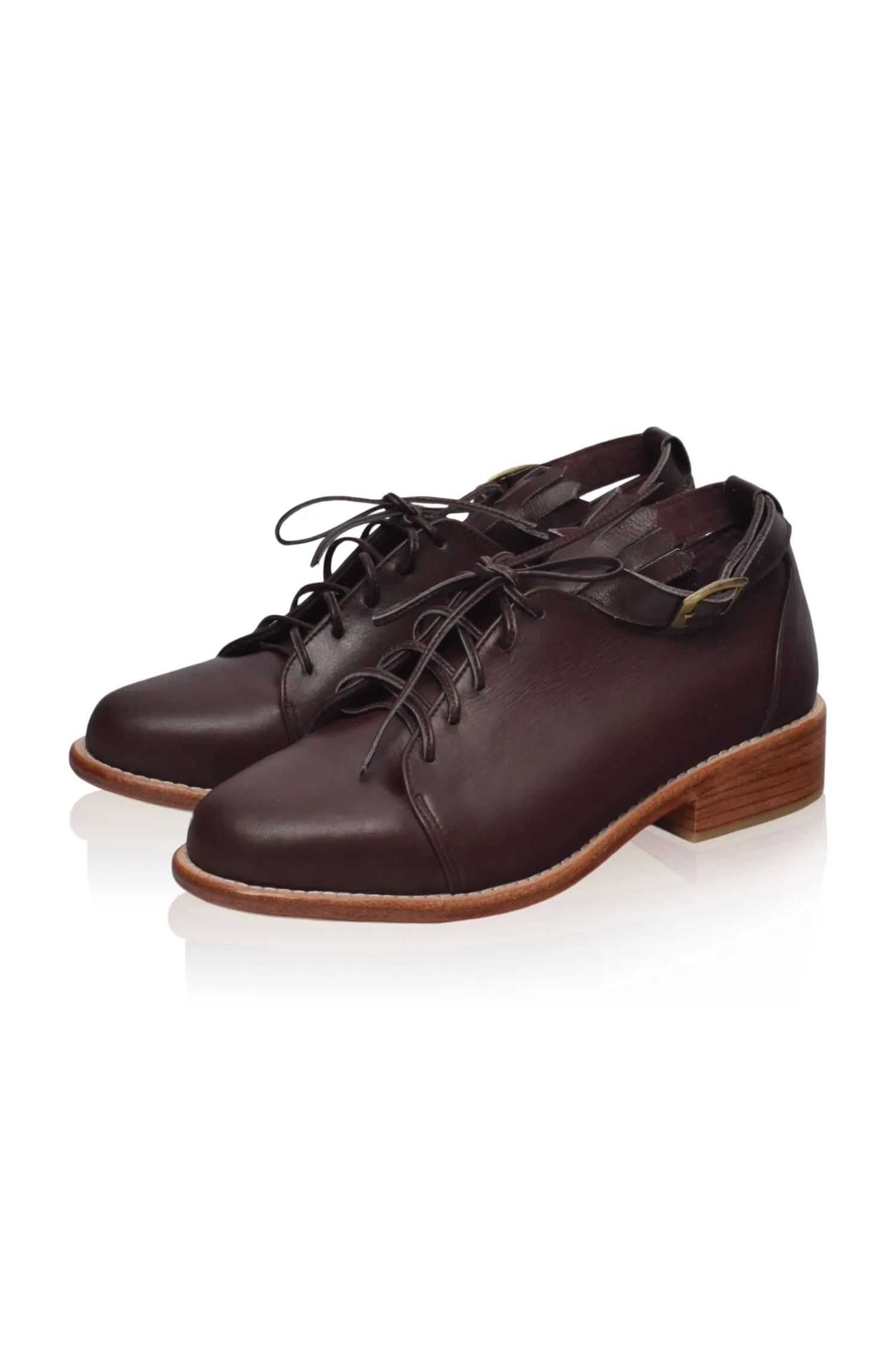 Boston Leather Oxfords