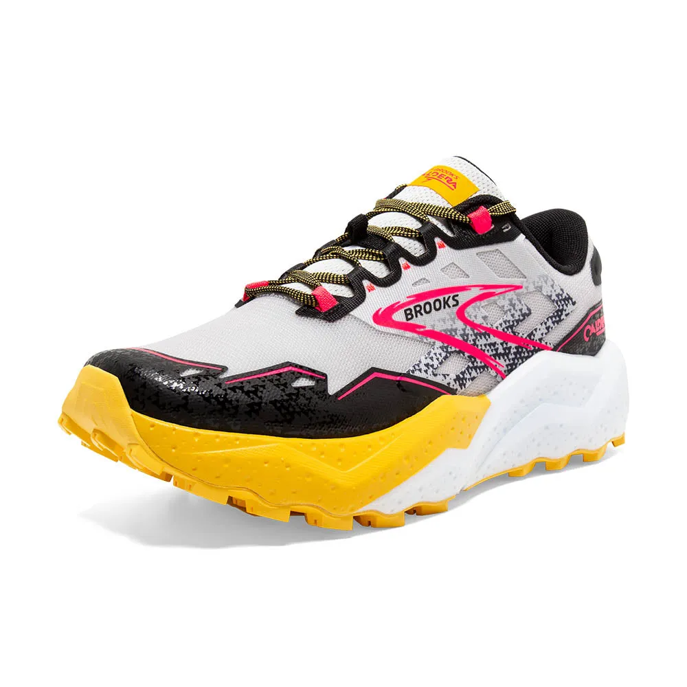 Brooks Caldera 7 (Womens) - Lunar Rock/Lemon Chrome/Black