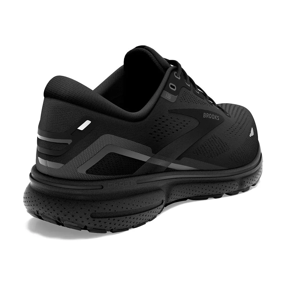 Brooks Ghost 15 Running Shoe Black/Black/Ebony (Women's)