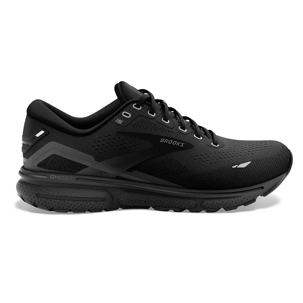 Brooks Ghost 15 Running Shoe Black/Black/Ebony (Women's)