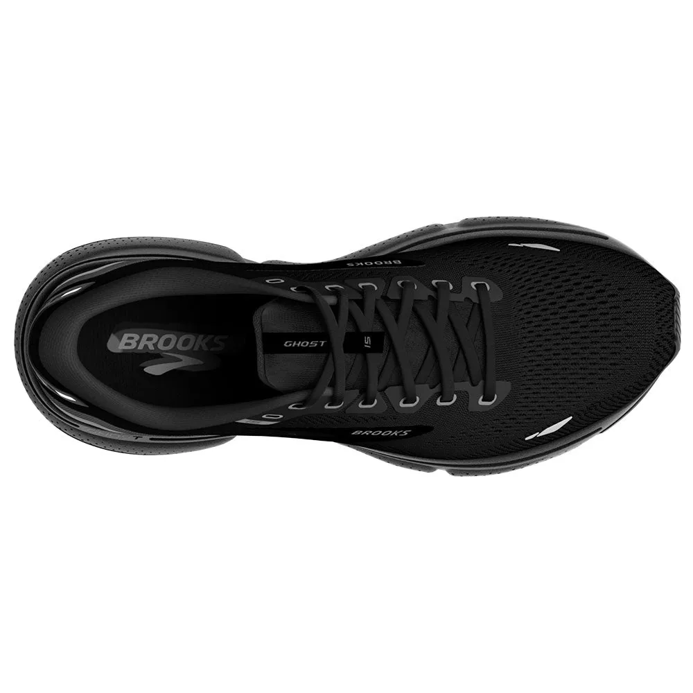 Brooks Ghost 15 Running Shoe Black/Black/Ebony (Women's)