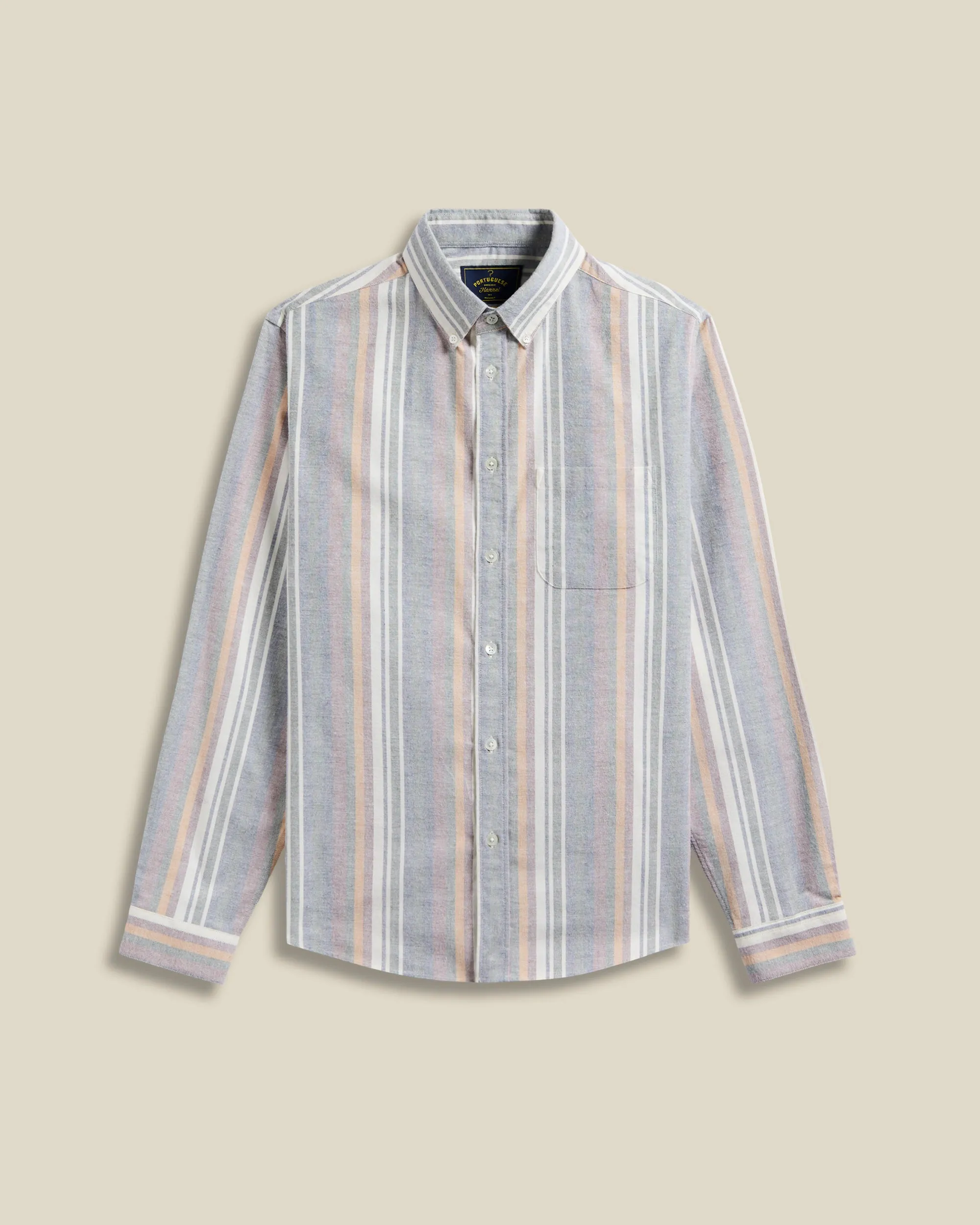 Brushed Oxford - Multi Stripe