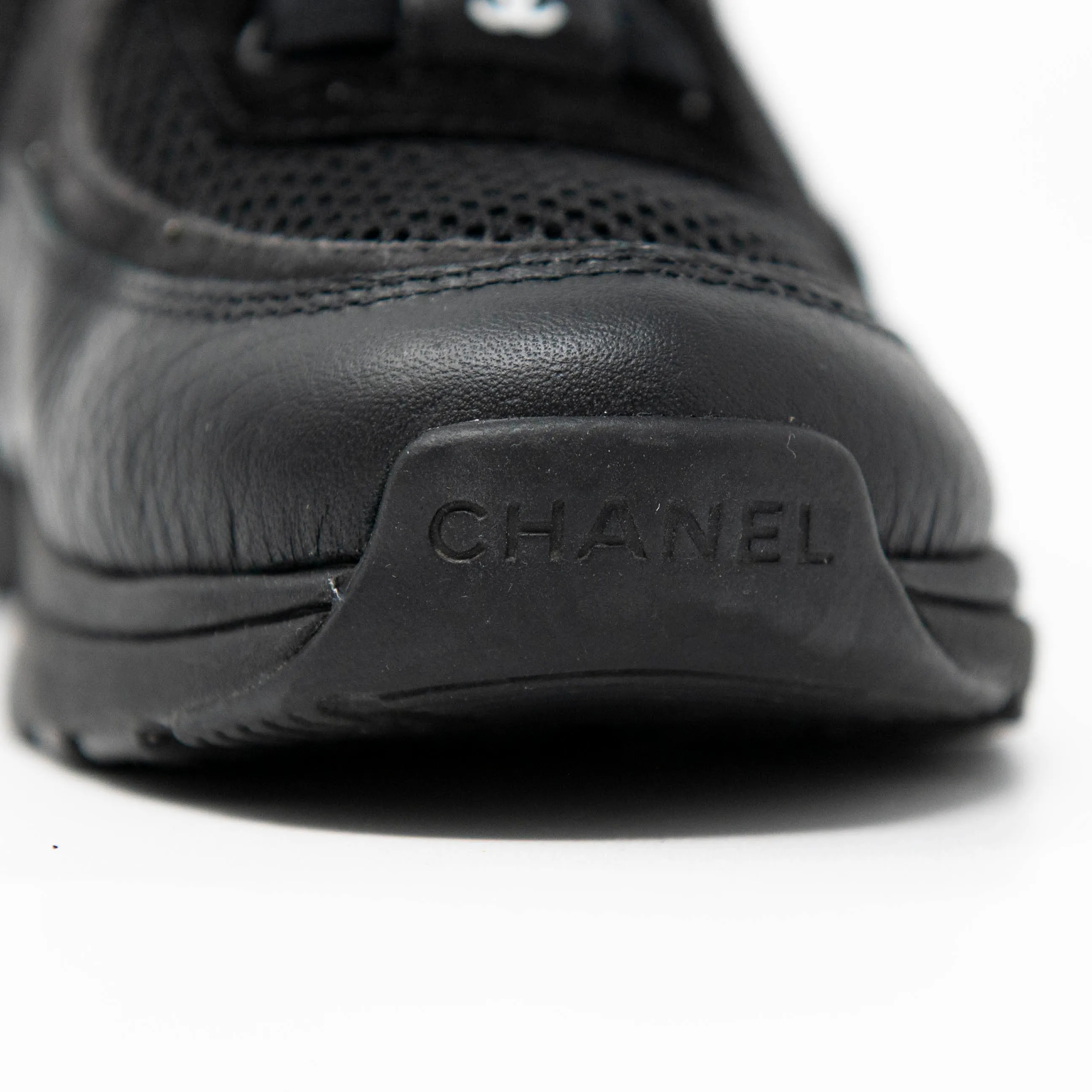 Chanel Black CC Sneakers