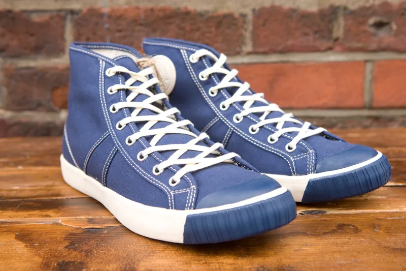 Colchester Rubber Co High Top Sneakers Navy