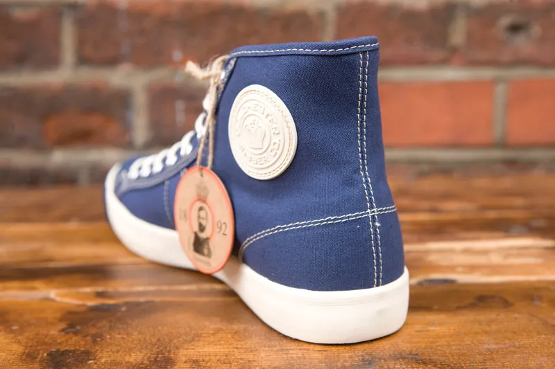 Colchester Rubber Co High Top Sneakers Navy