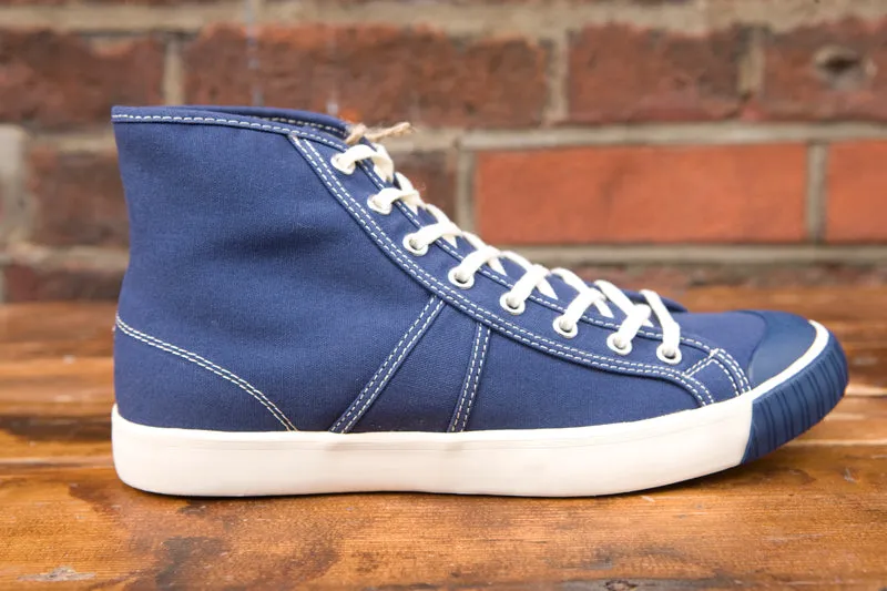 Colchester Rubber Co High Top Sneakers Navy