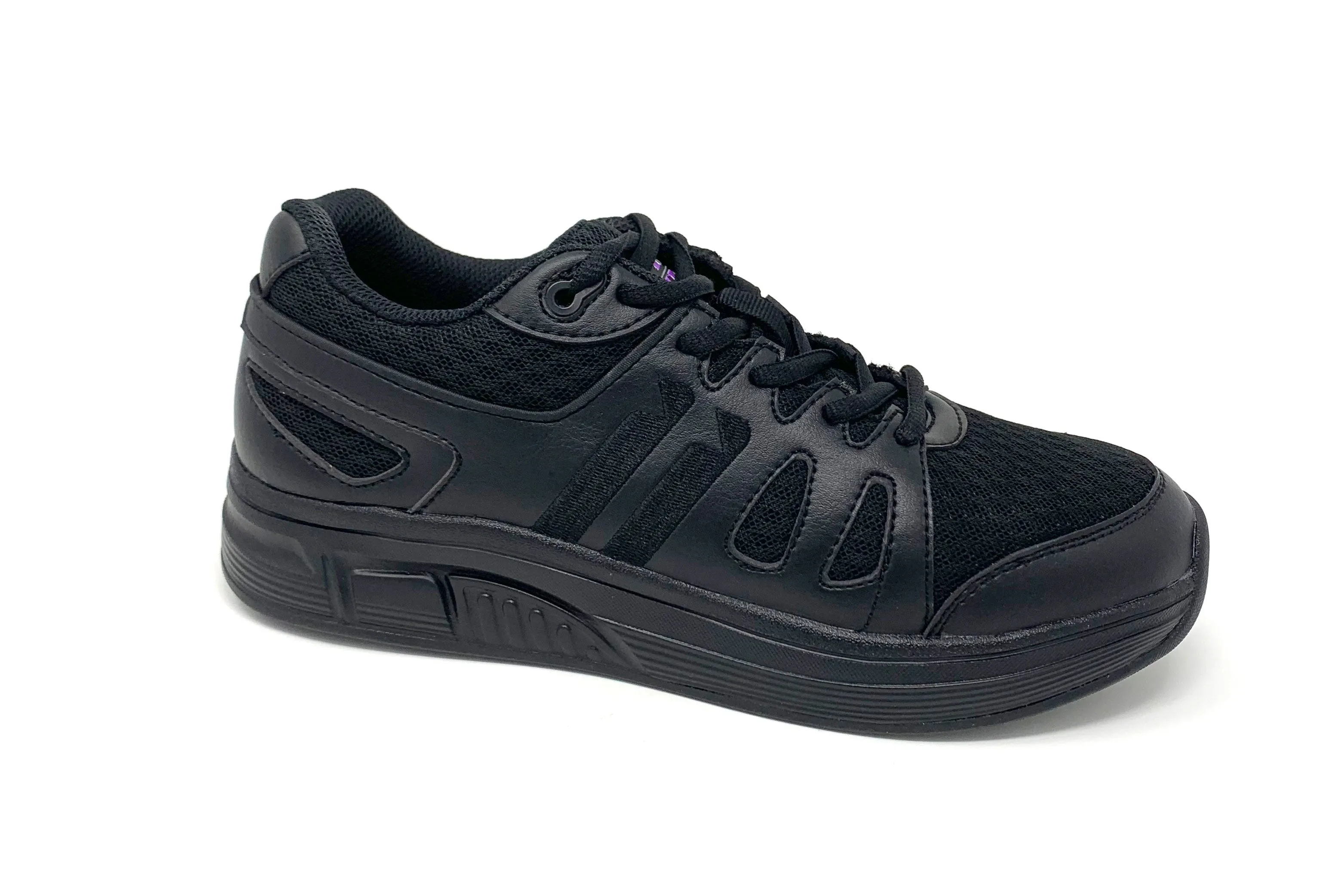 FITec 9330 Black - Lady's Added-Depth Light Mesh Walking Shoe