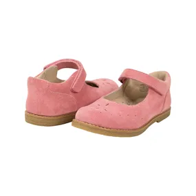 Footmates Mimsie Mary Jane - Hamptons Hot Pink Suede