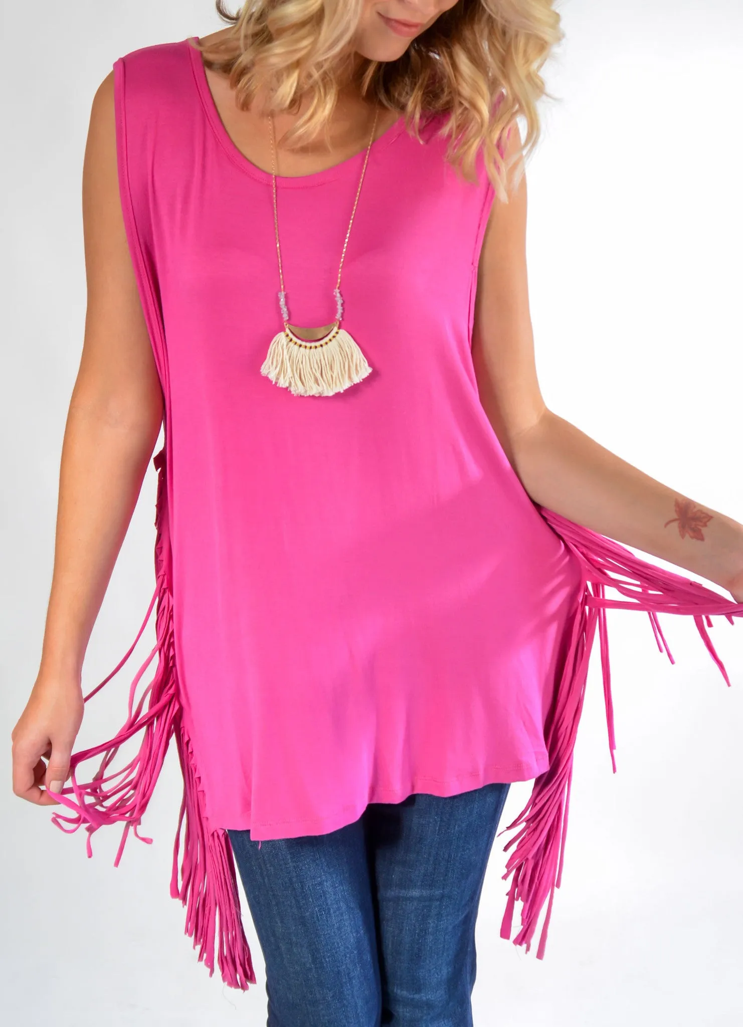 Fringe Muscle Tee