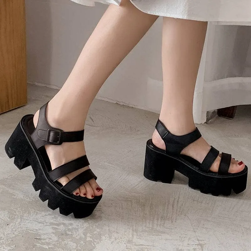 Georgia Platform Sandals