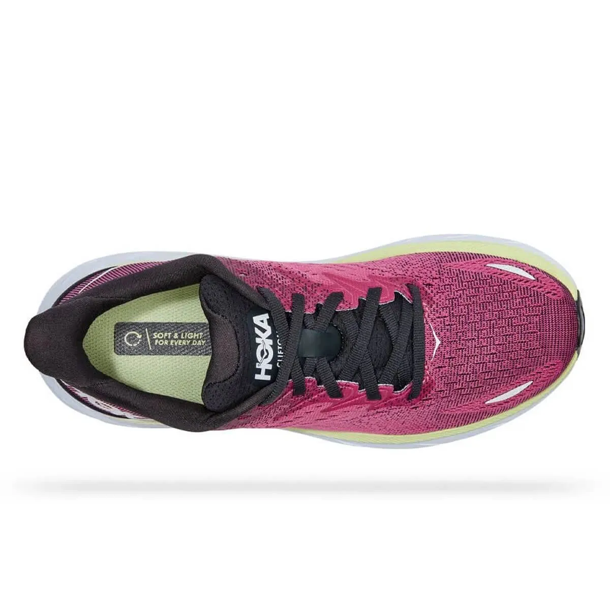 Hoka Clifton 8 Womens | Blue Graphite/Ibis Rose