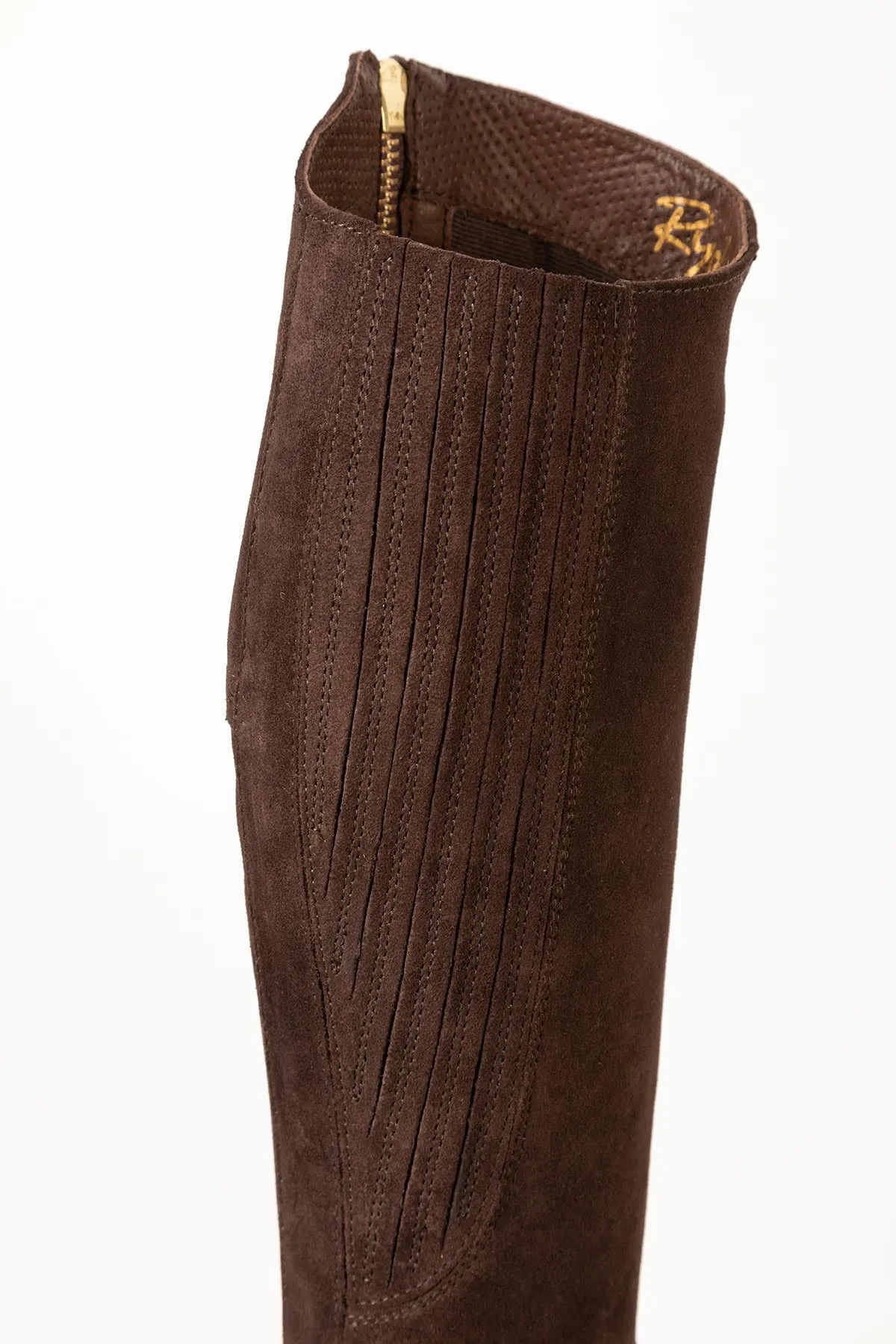 Ladies Suede Spanish Riding Boots - Rievaulx