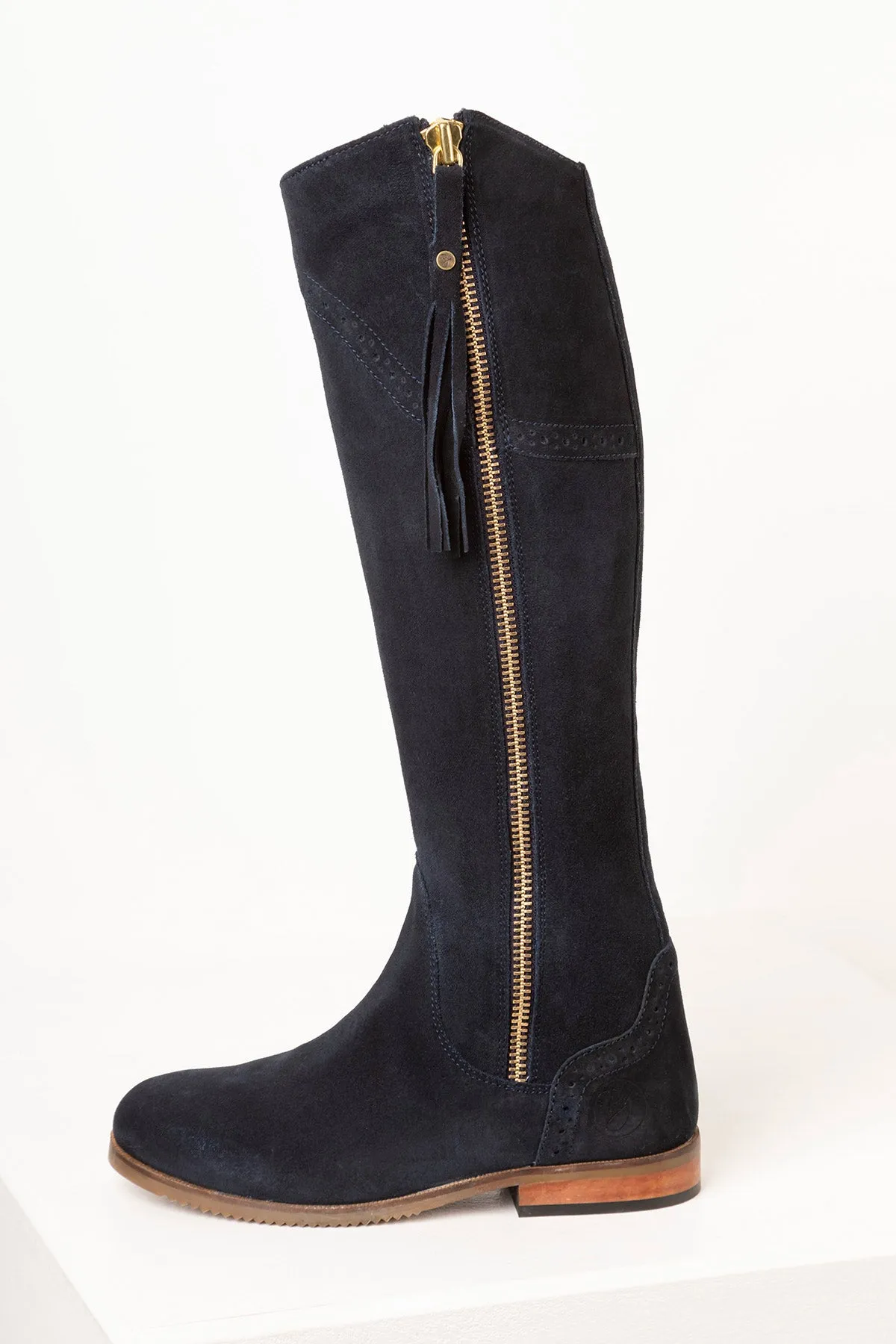 Ladies Suede Spanish Riding Boots - Rievaulx