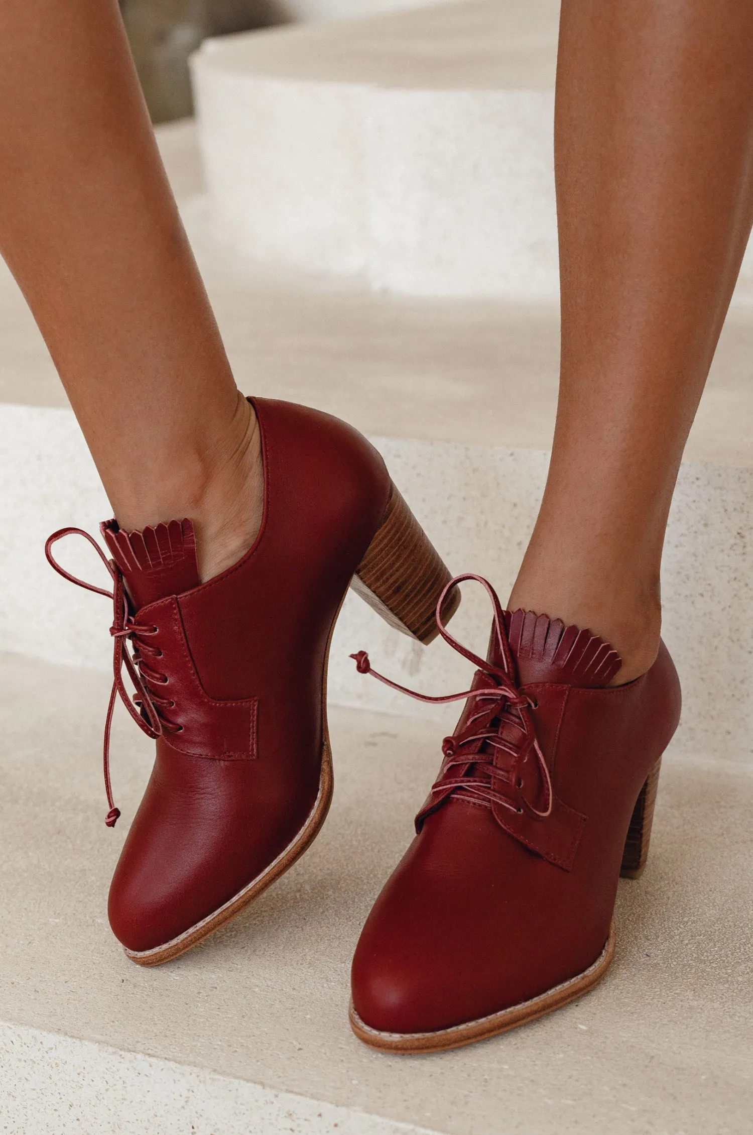 Lyon Lace-up Leather Oxfords