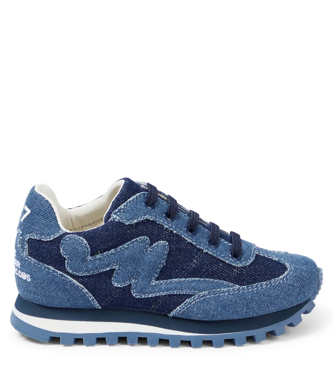 Marc Jacobs jogger denim sneakers, blue