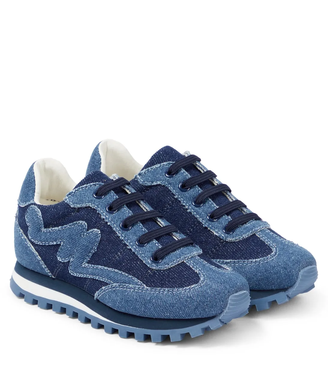 Marc Jacobs jogger denim sneakers, blue