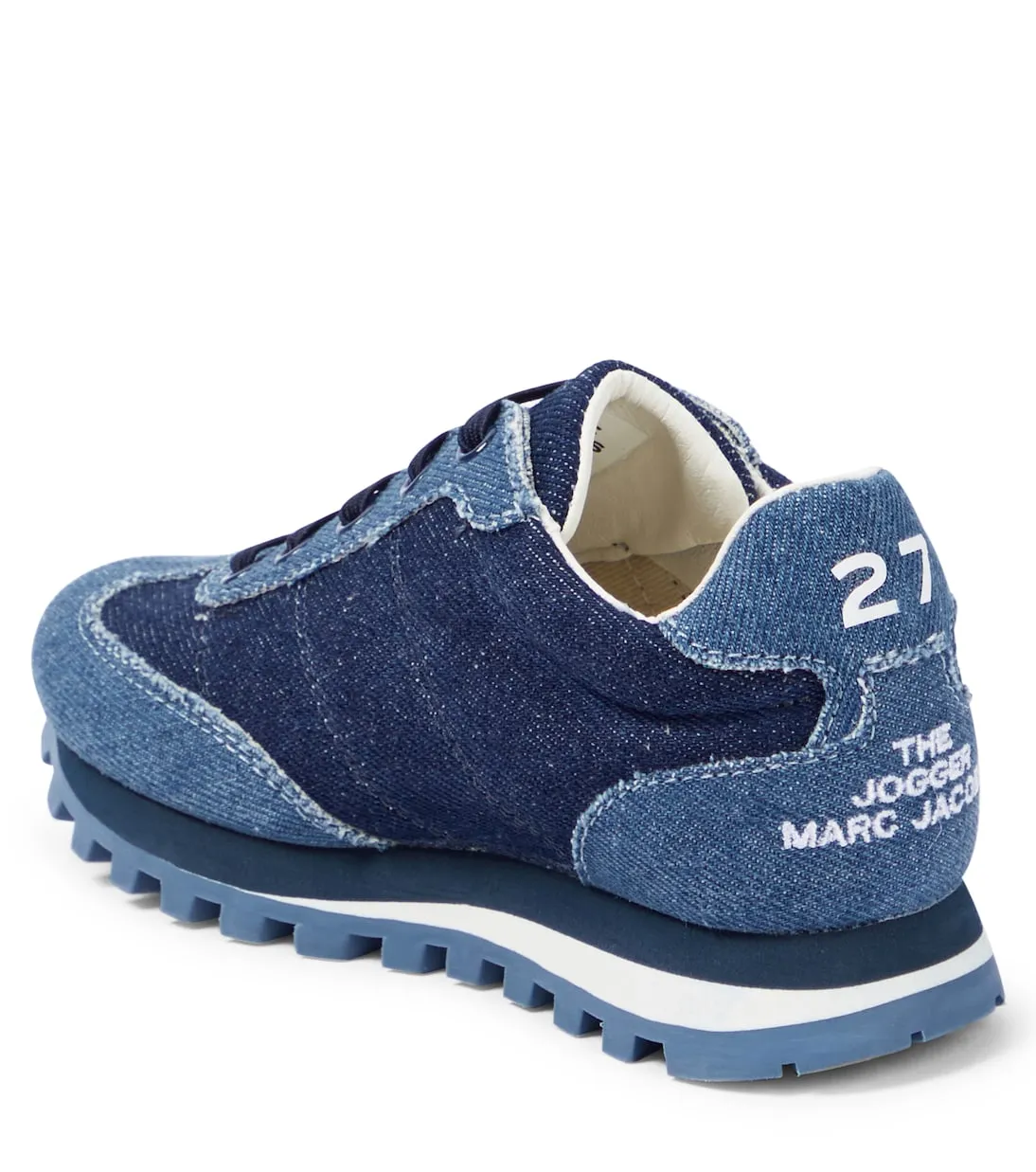 Marc Jacobs jogger denim sneakers, blue