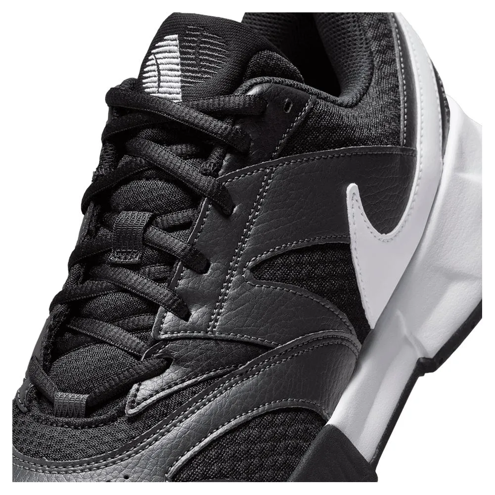 Men's Court Lite 4 Tennis Shoes Black and White