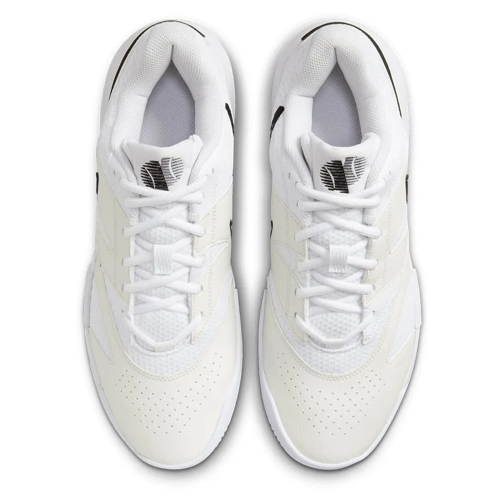 Men's Court Lite 4 Tennis Shoes White and Black