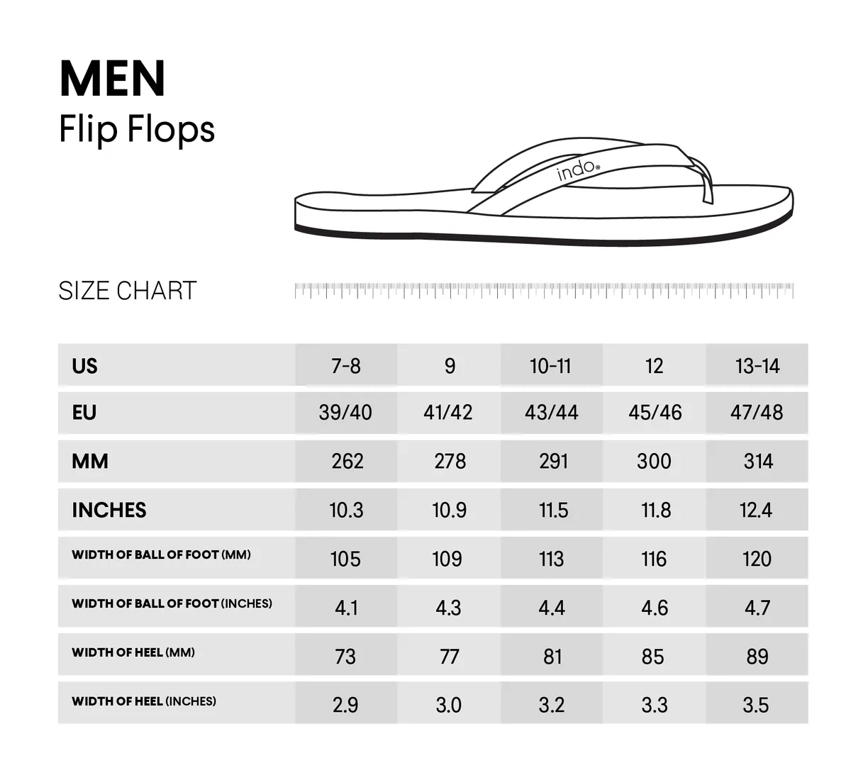 Men’s Flip Flops - Leaf/Leaf Light