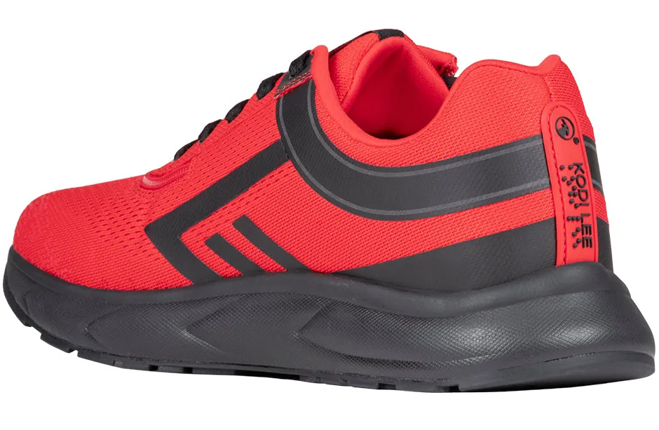 Men's Kodify Red BILLY Sport Inclusion Athletic Sneakers