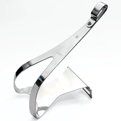 Mks Toe Clips,Steel,Large Chrome,Pair Road Toe Clips Mks Pedals