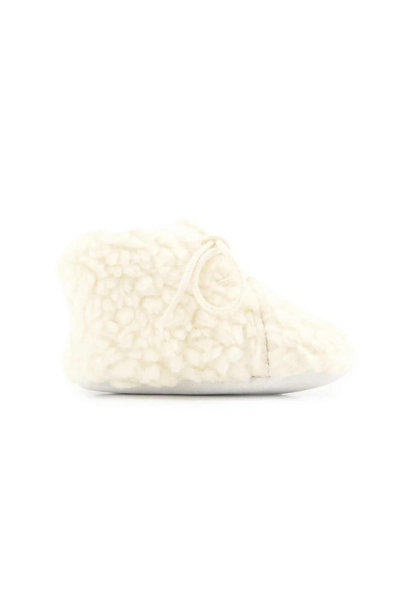 Mother of Pearl Sherpa Baby Shoes