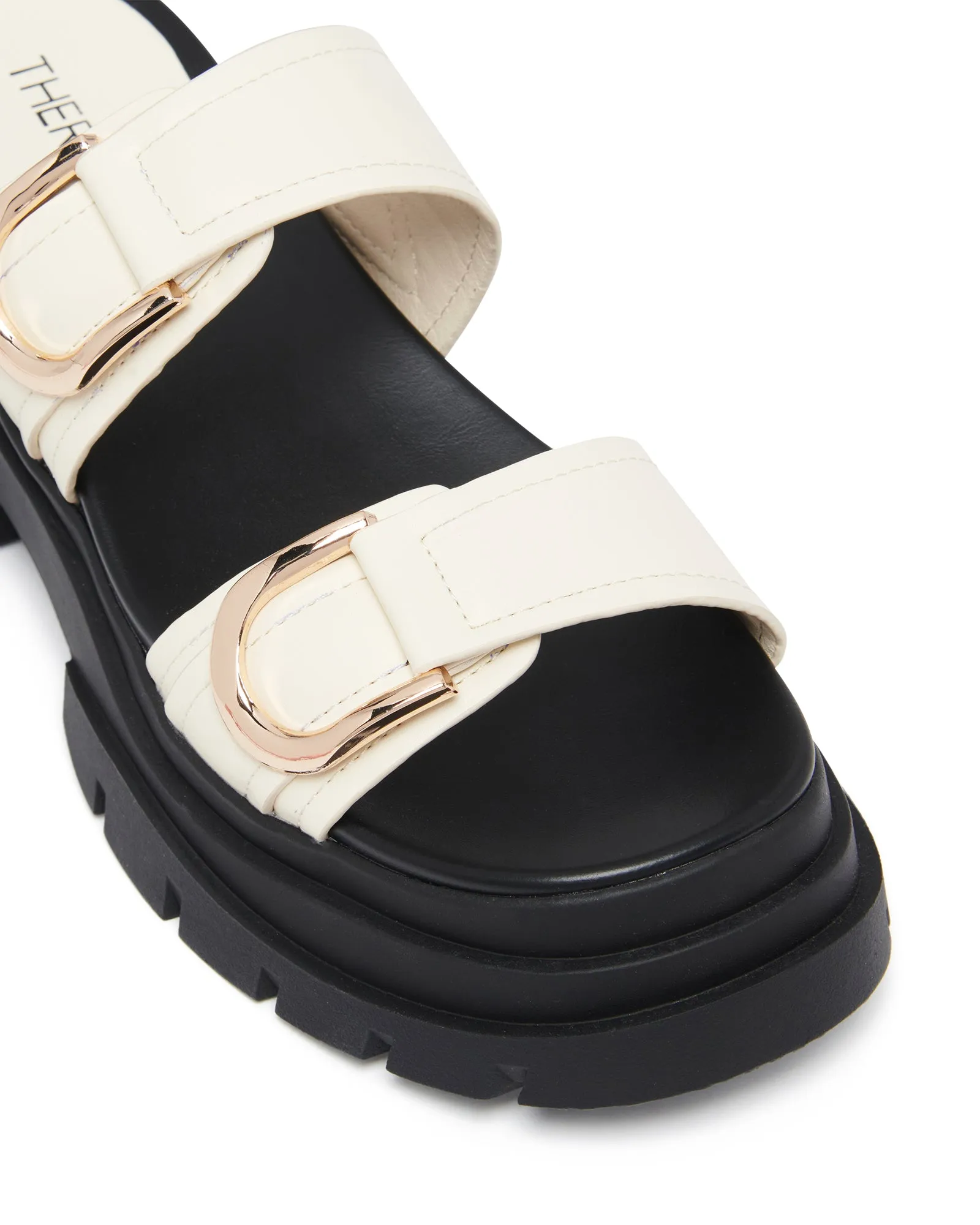 Myer Platform Sandal Bone