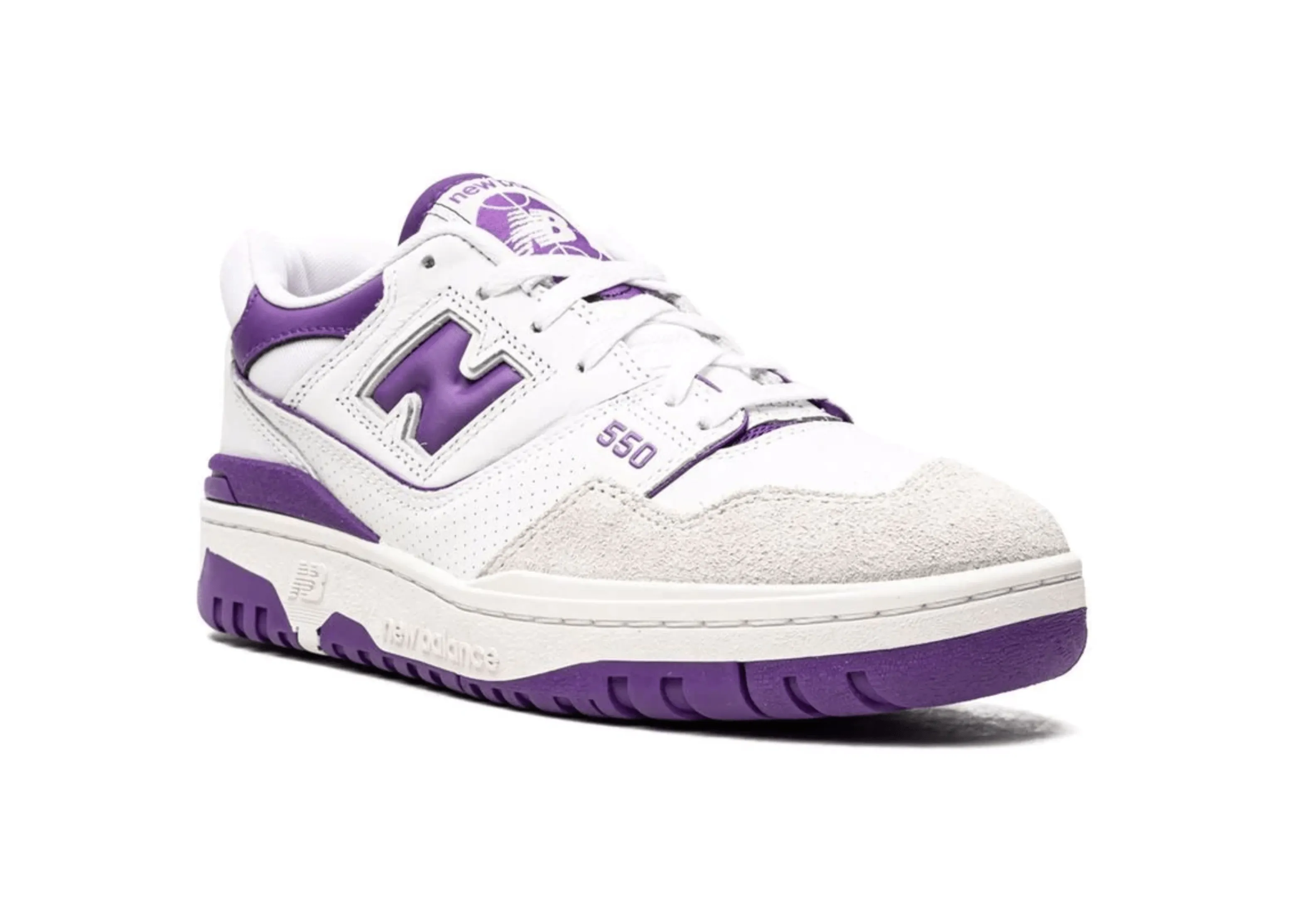 New Balance 550 White Purple