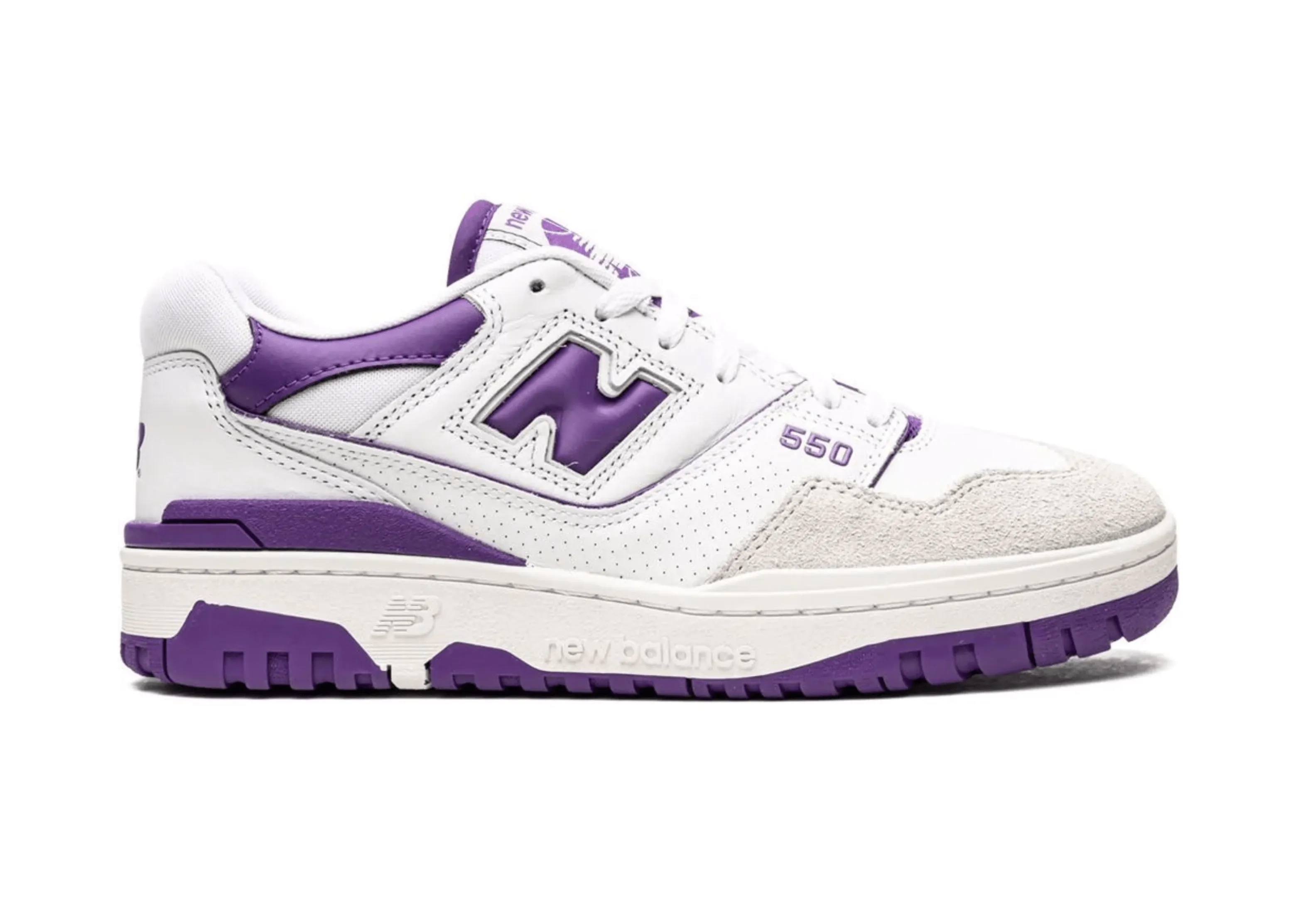 New Balance 550 White Purple