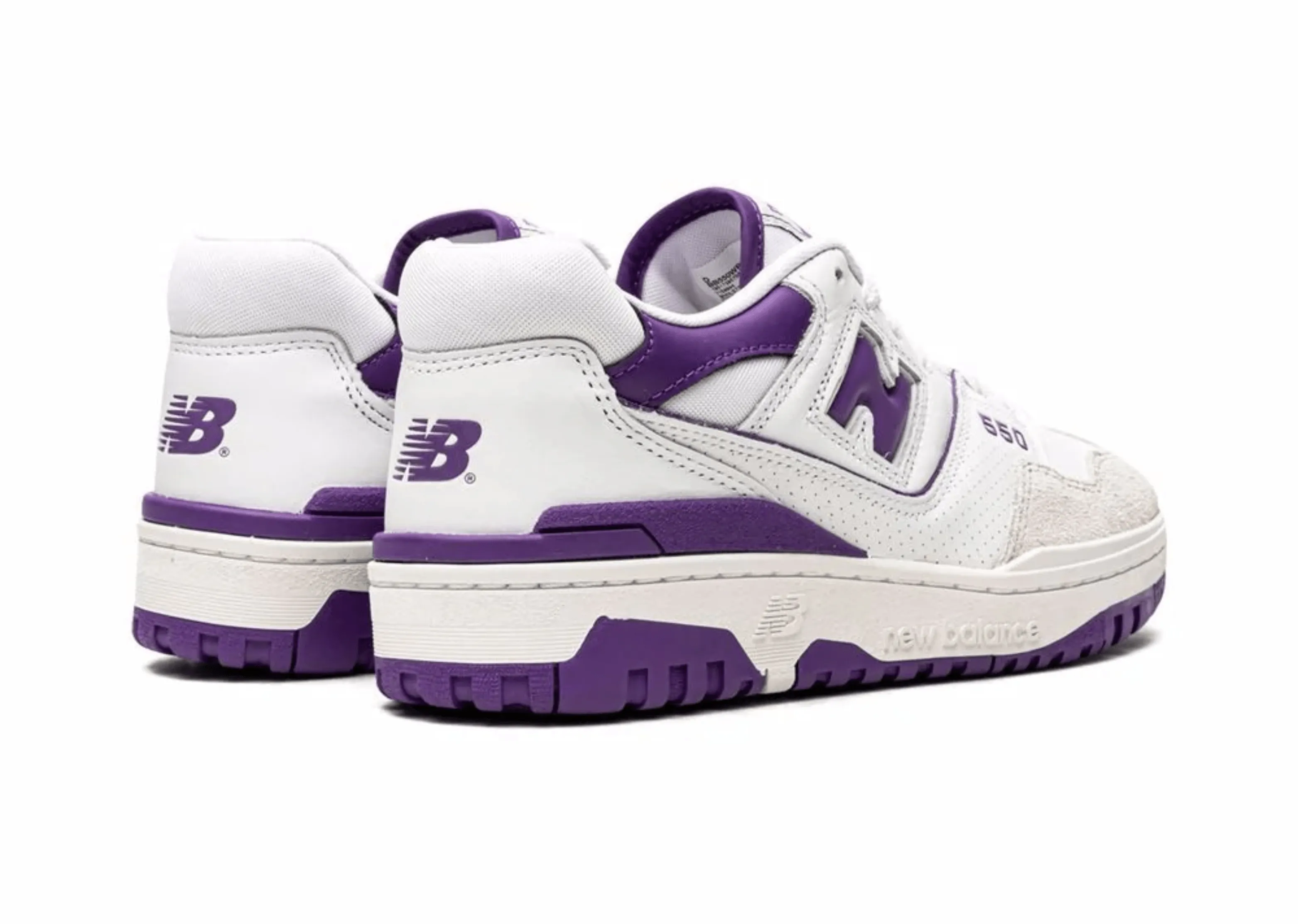 New Balance 550 White Purple