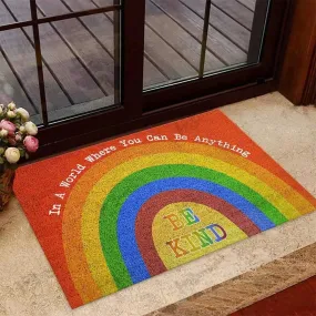 Pride Lgbt Doormats Bekind Doormat For Gaymer, Couple Lesbian Gift For Pride Month