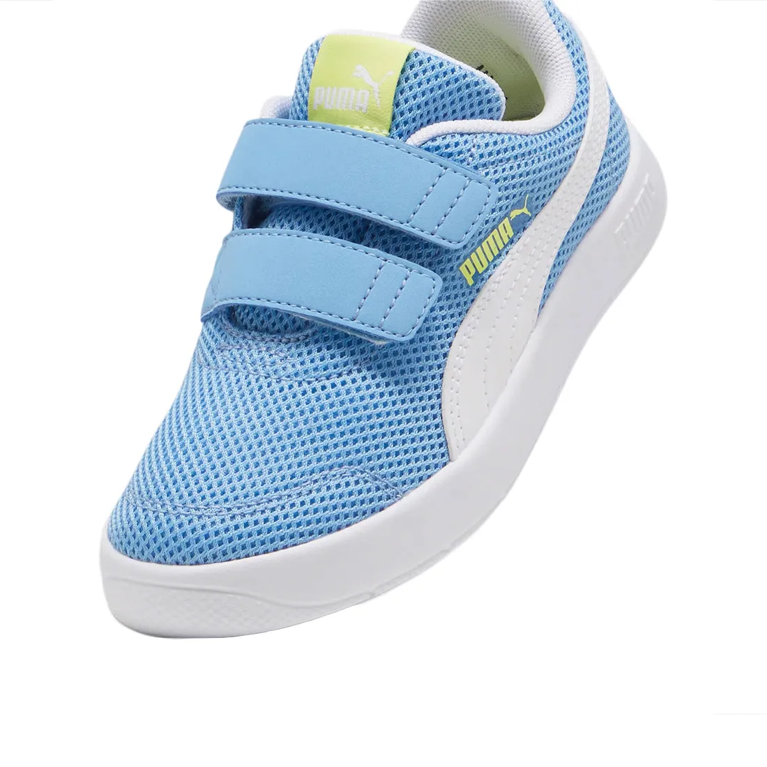 PUMA Courtflex V3 Mesh Pre-School Kids Girls Shoes