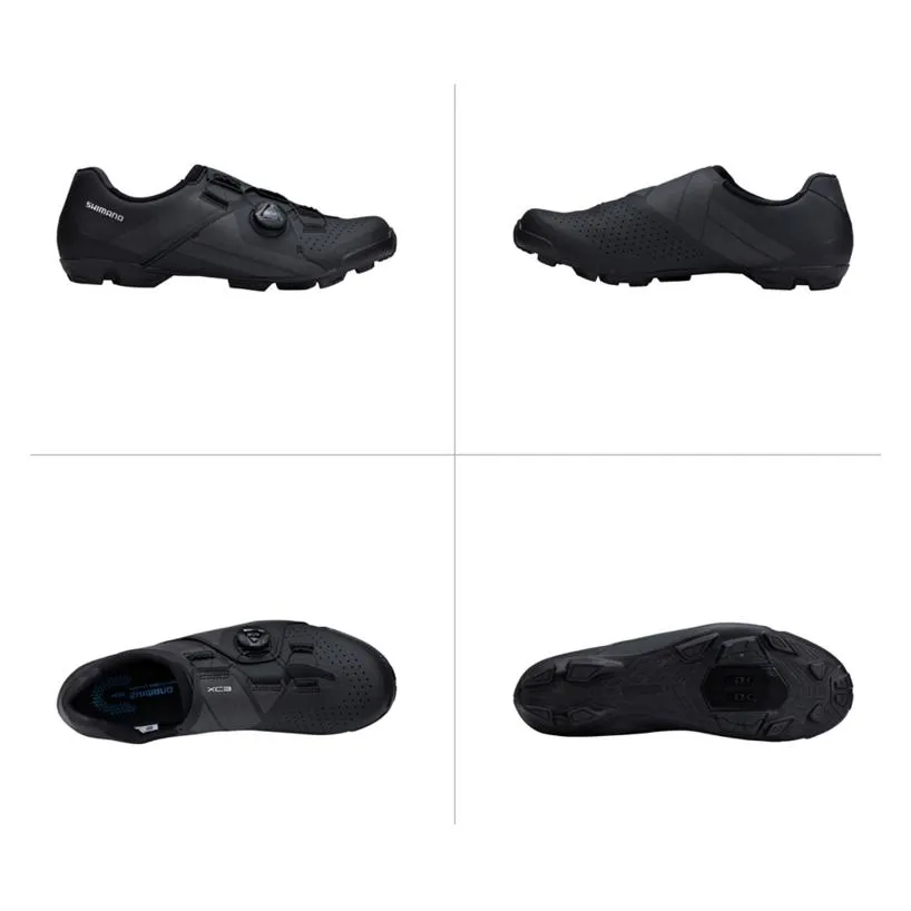 SH-XC300E Men's Wide Mountain Bike Shoes