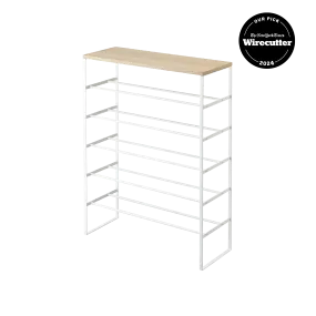 Six-Tier Shoe Rack (34" H)  - Steel