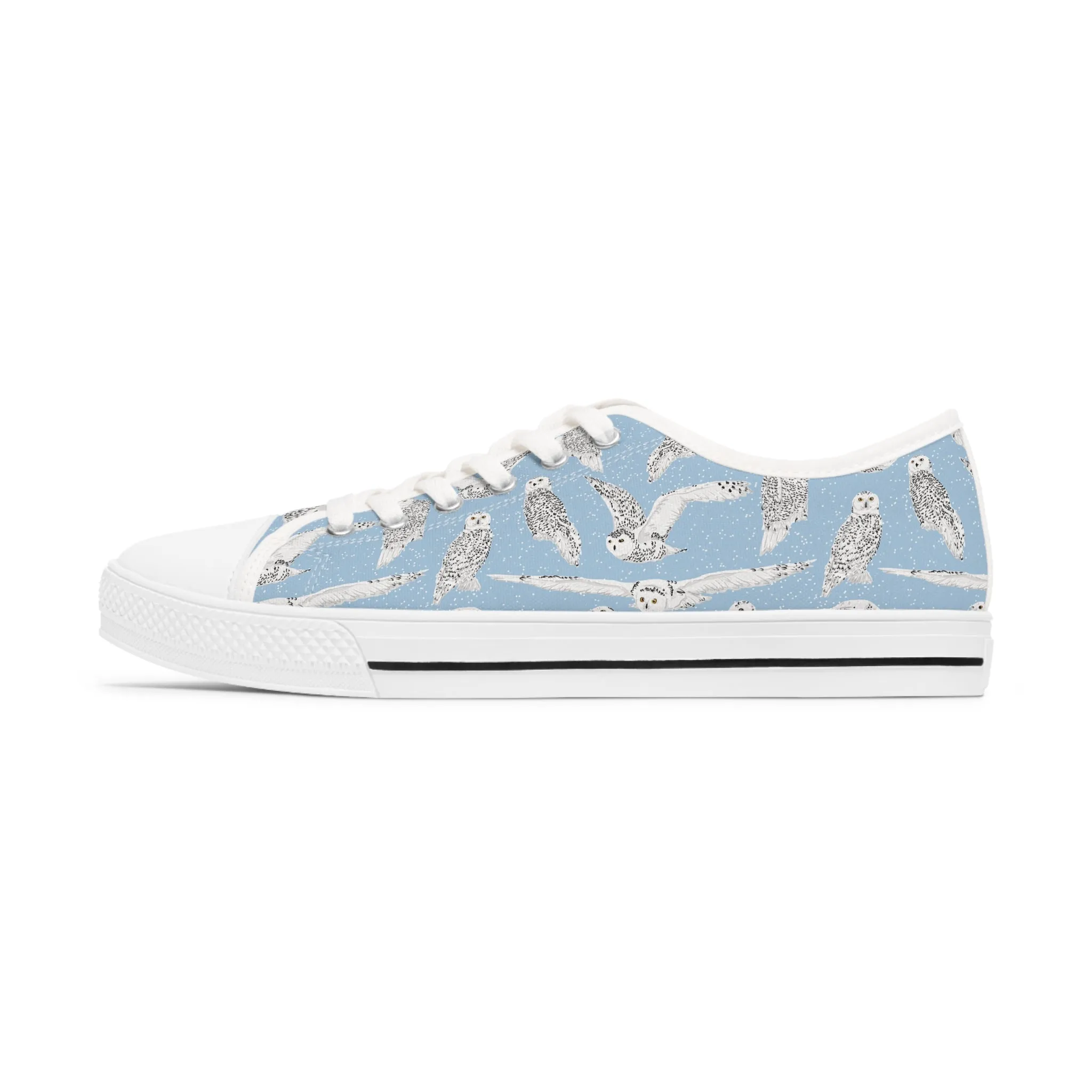 Snowy Owl Women's Low Top Sneakers